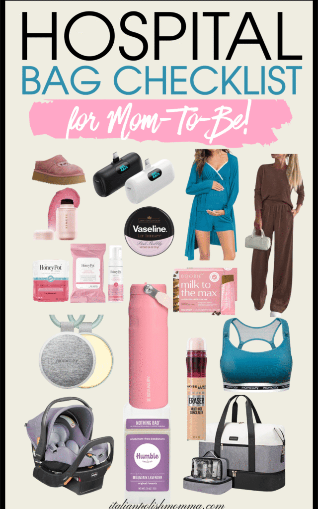 Hospital Bag checklisr for mom-to-be