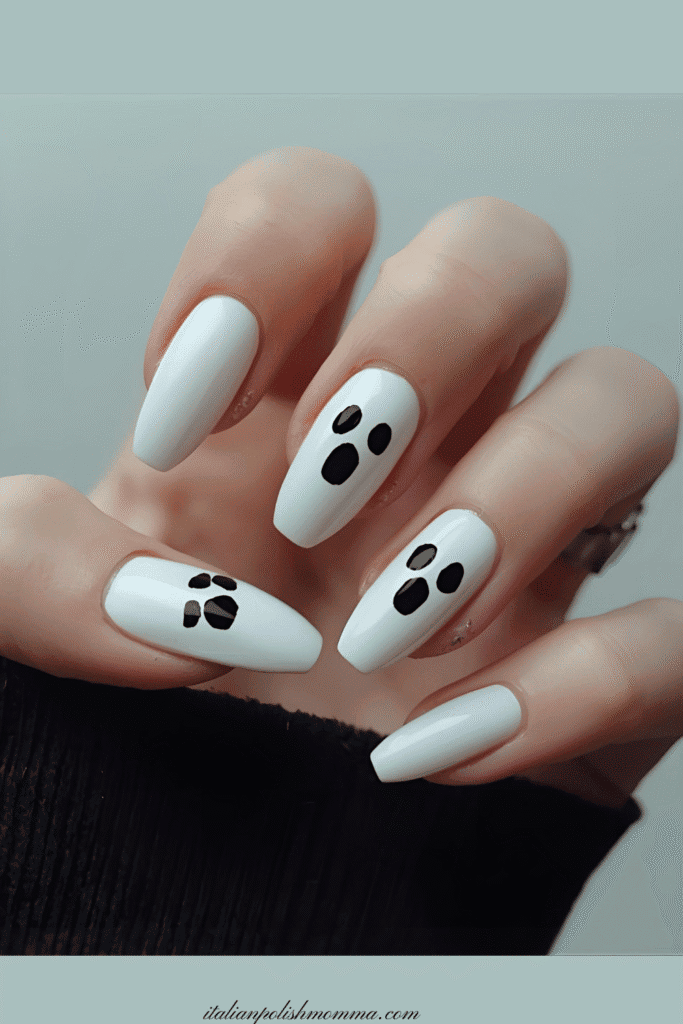 Ghost nails - Halloween nails