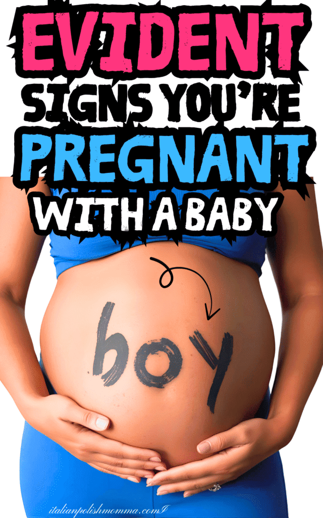 baby boy symptoms during pregnancy 