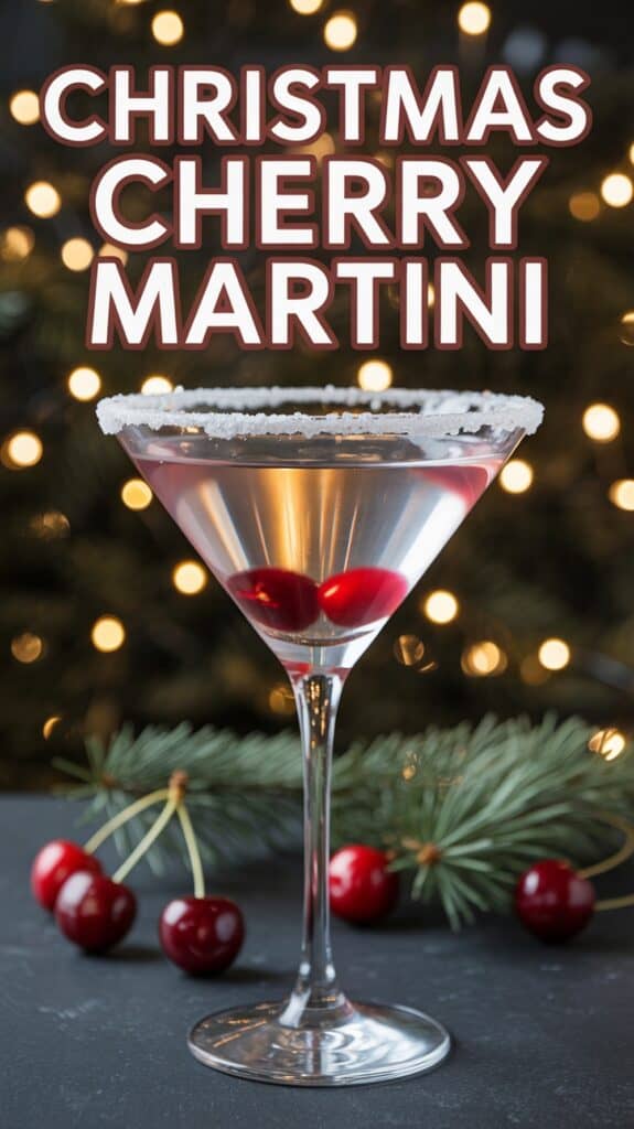 Christmas Cherry Martini