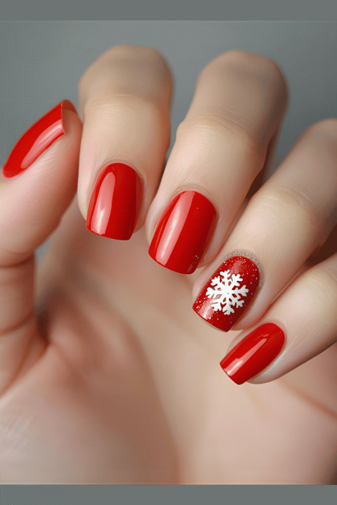Easy Christmas nails 