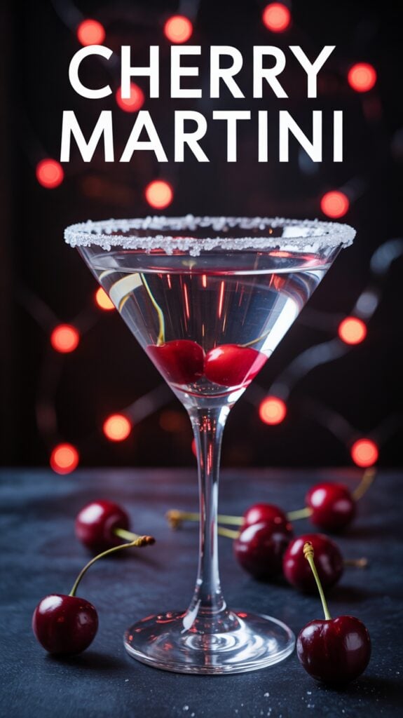 Christmas cherry Martini Recipe