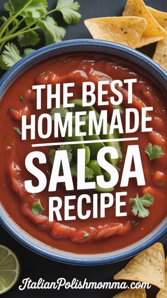 Best Homemade Salsa Recipe!