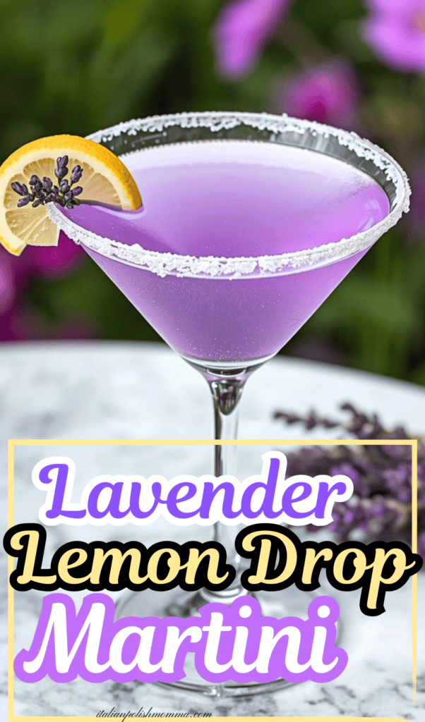 Lavender Lemon Drop Martini