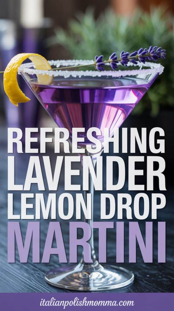 Lavender Lemon Drop Martini